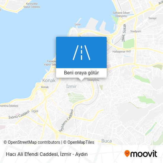 Hacı Ali Efendi Caddesi harita