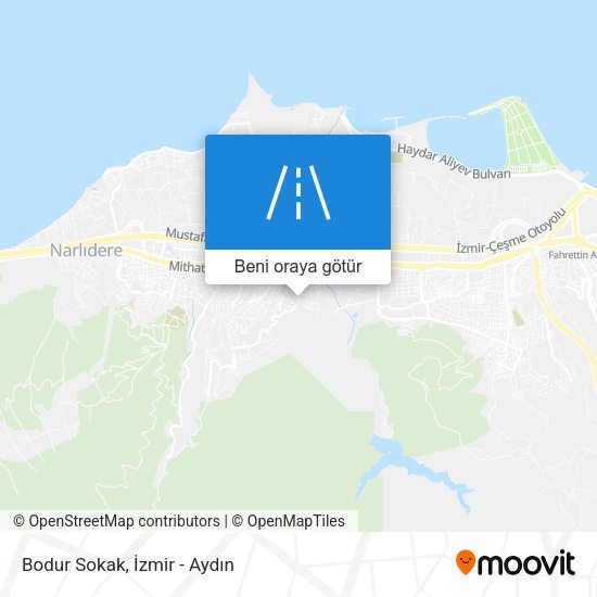 Bodur Sokak harita