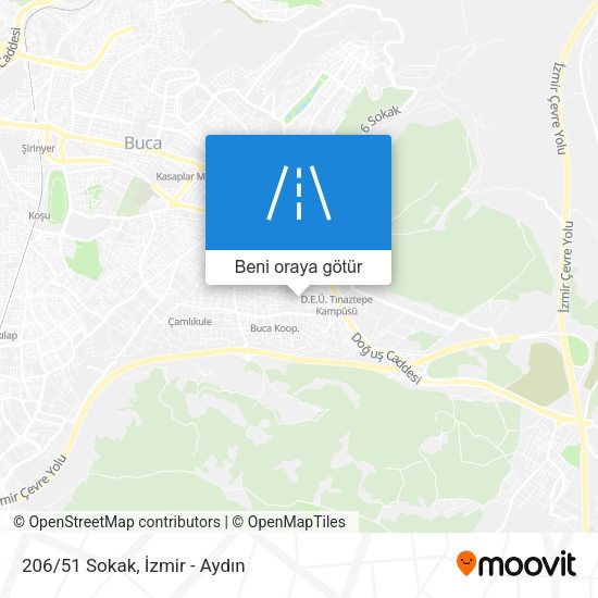 206/51 Sokak harita