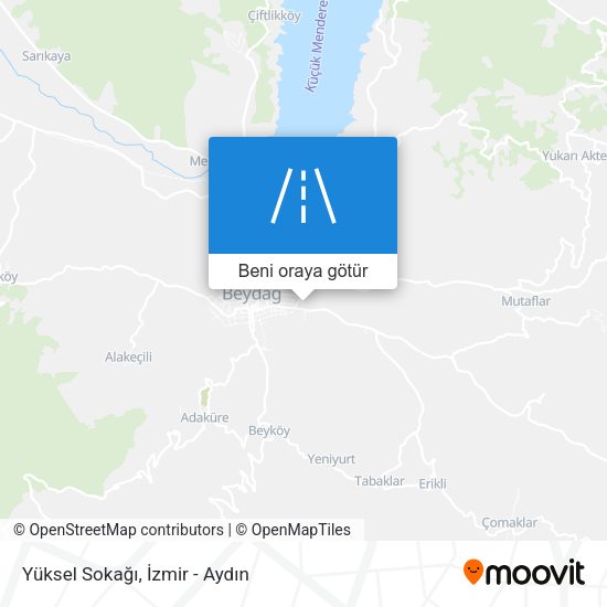 Yüksel Sokağı harita
