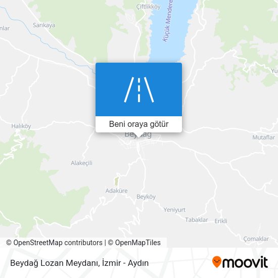 Beydağ Lozan Meydanı harita