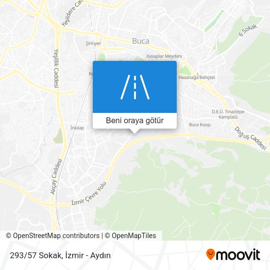 293/57 Sokak harita