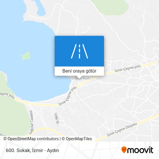 600. Sokak harita