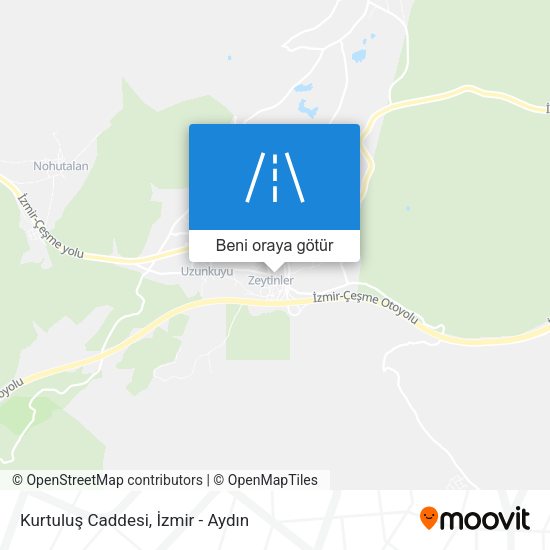 Kurtuluş Caddesi harita