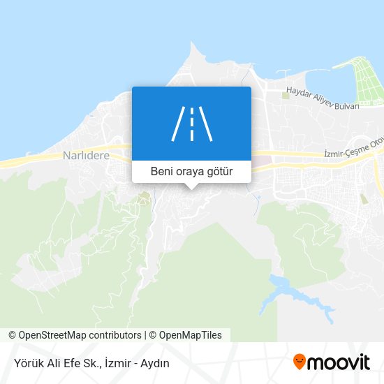 Yörük Ali Efe Sk. harita