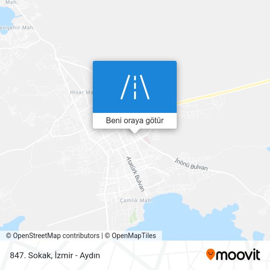 847. Sokak harita