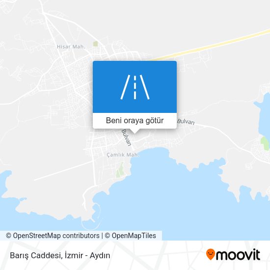 Barış Caddesi harita