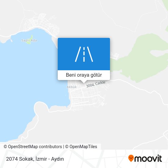 2074 Sokak harita