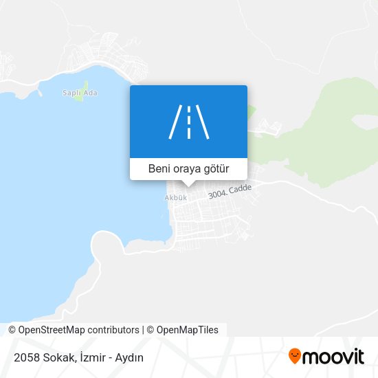 2058 Sokak harita