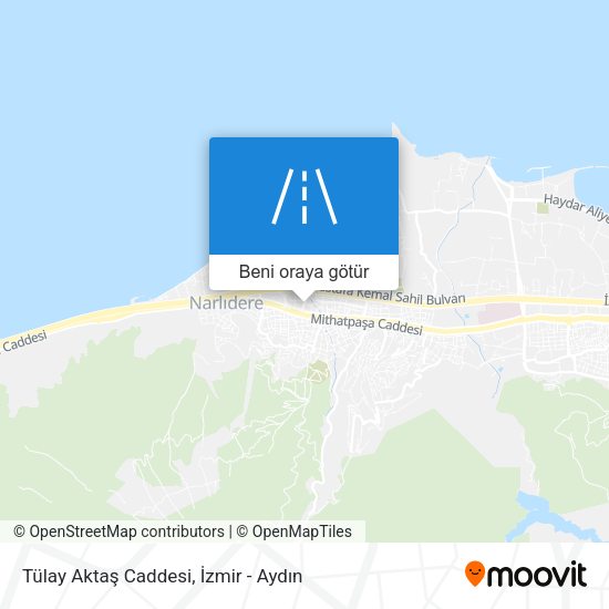 Tülay Aktaş Caddesi harita