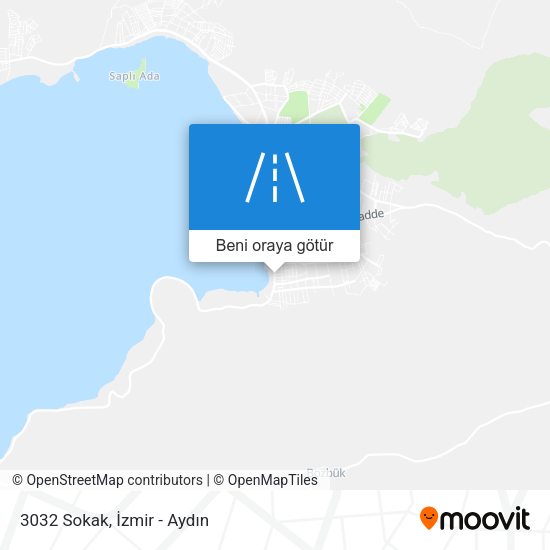 3032 Sokak harita