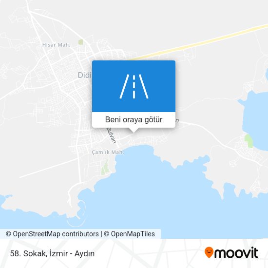 58. Sokak harita