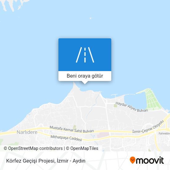Körfez Geçişi Projesi harita