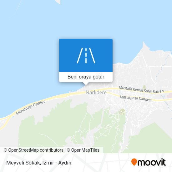 Meyveli Sokak harita