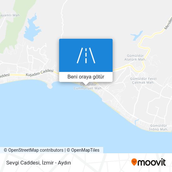 Sevgi Caddesi harita