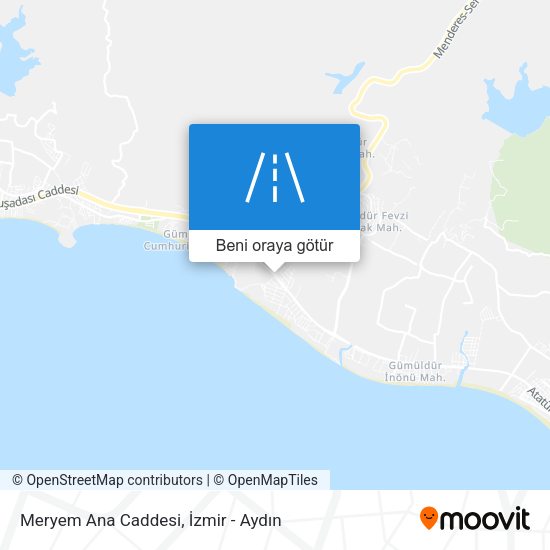 Meryem Ana Caddesi harita