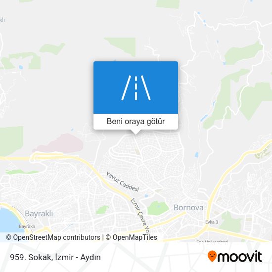 959. Sokak harita