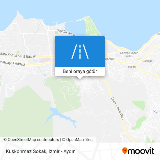 Kuşkonmaz Sokak harita
