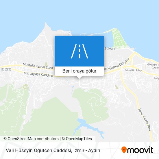 Vali Hüseyin Öğütçen Caddesi harita