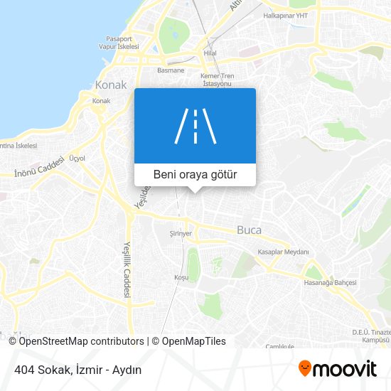 404 Sokak harita