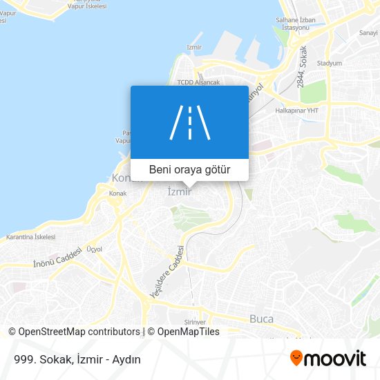 999. Sokak harita