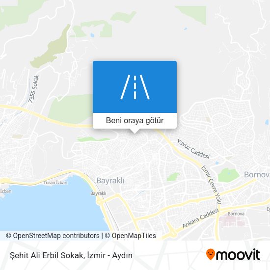 Şehit Ali Erbil Sokak harita
