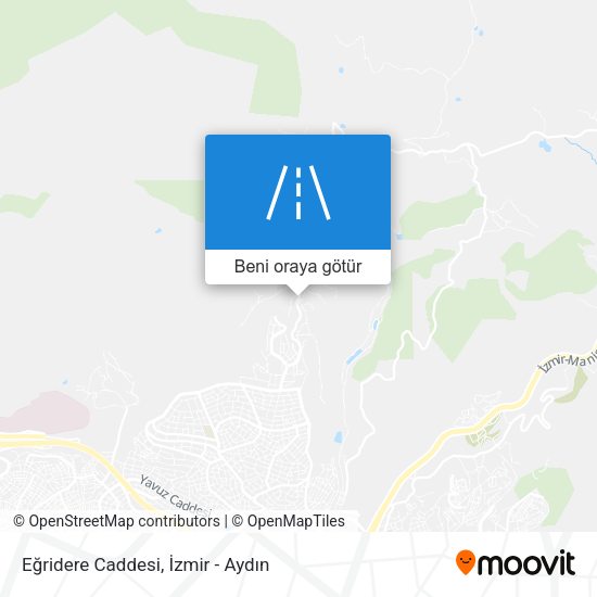Eğridere Caddesi harita