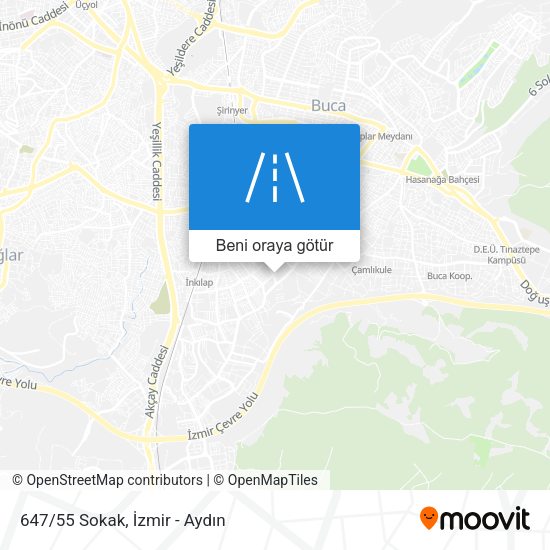 647/55 Sokak harita