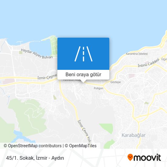45/1. Sokak harita