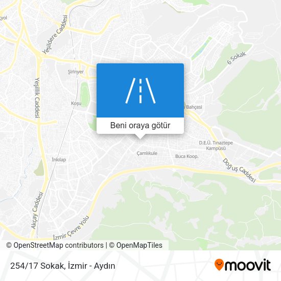 254/17 Sokak harita