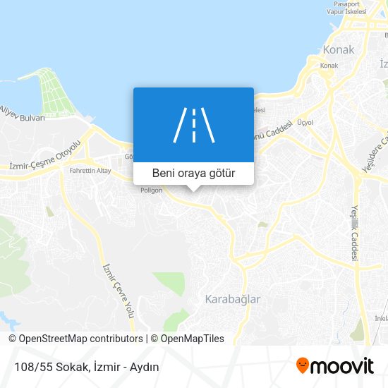 108/55 Sokak harita