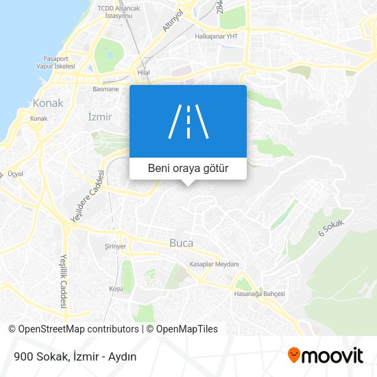 900 Sokak harita
