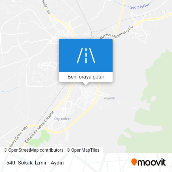 540. Sokak harita