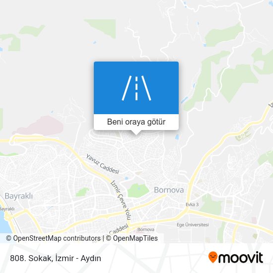 808. Sokak harita