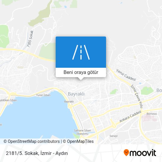 2181/5. Sokak harita