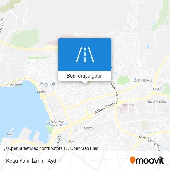 Koşu Yolu harita