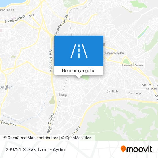 289/21 Sokak harita