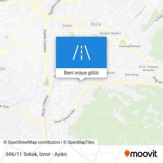 696/11 Sokak harita