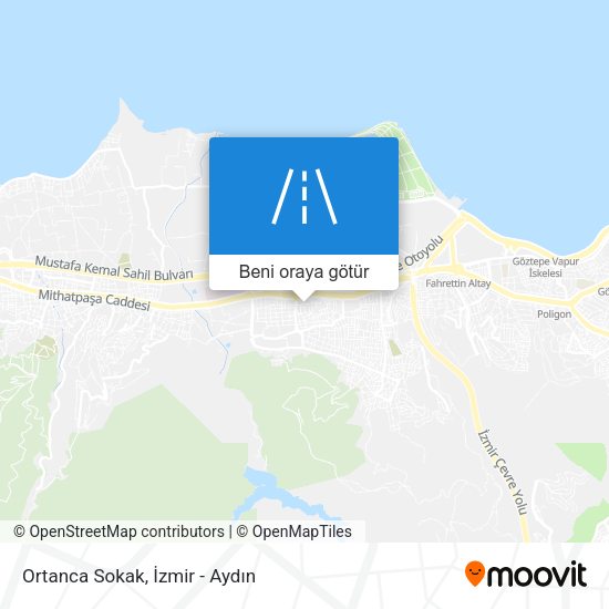 Ortanca Sokak harita