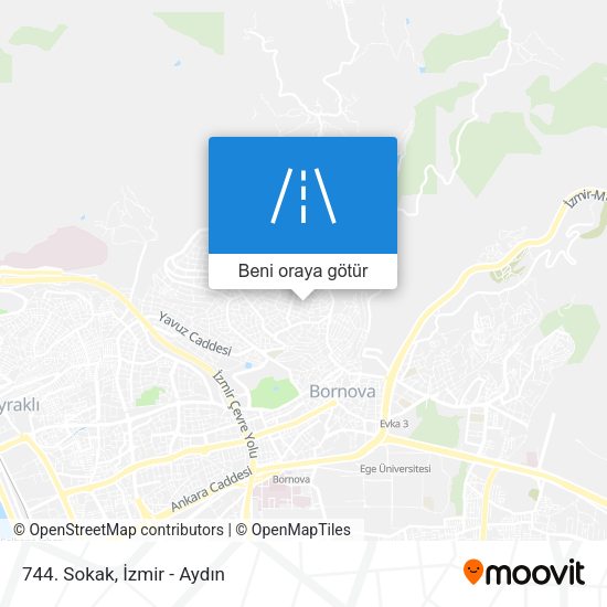 744. Sokak harita