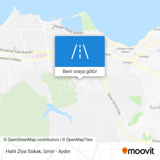 Halit Ziya Sokak harita