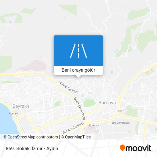 869. Sokak harita