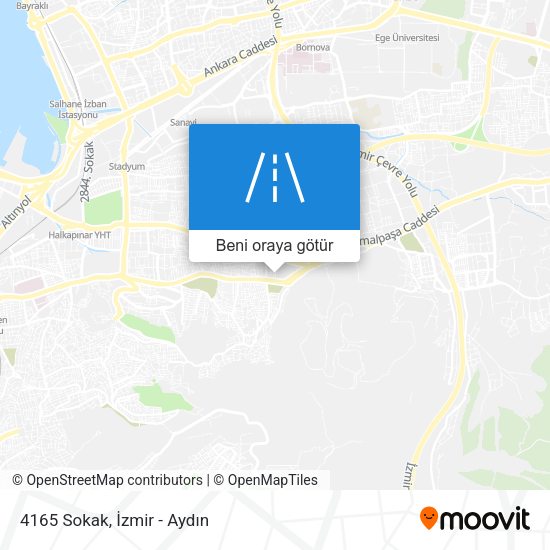 4165 Sokak harita