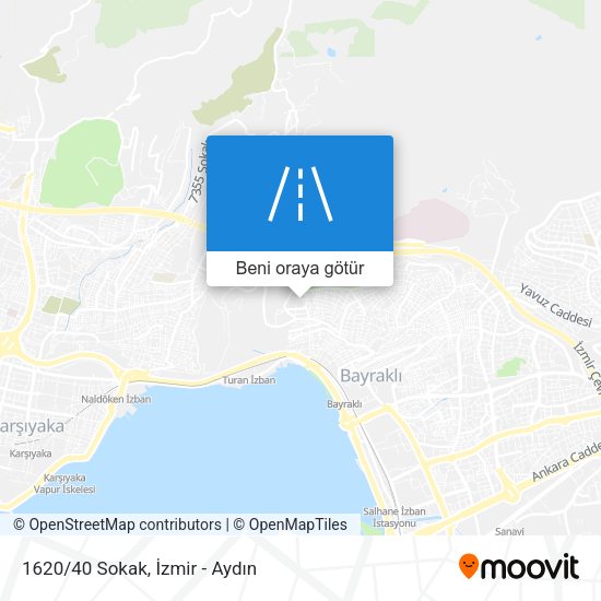 1620/40 Sokak harita