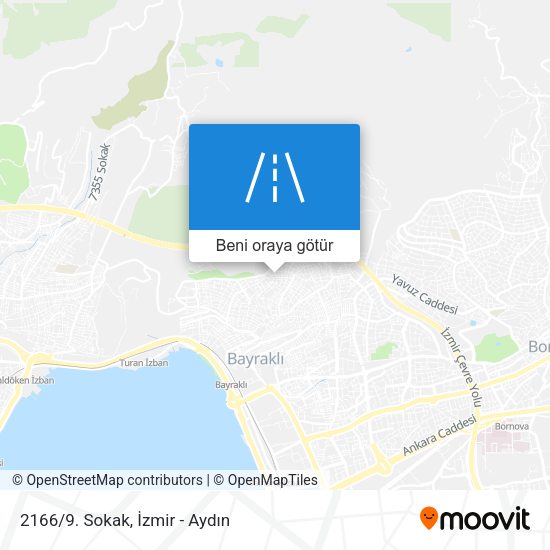 2166/9. Sokak harita