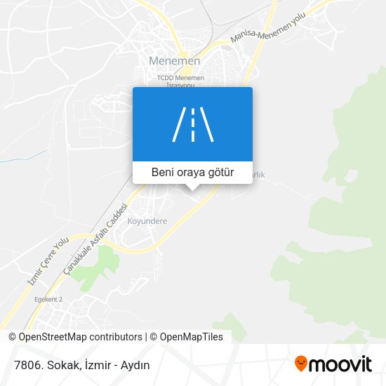 7806. Sokak harita