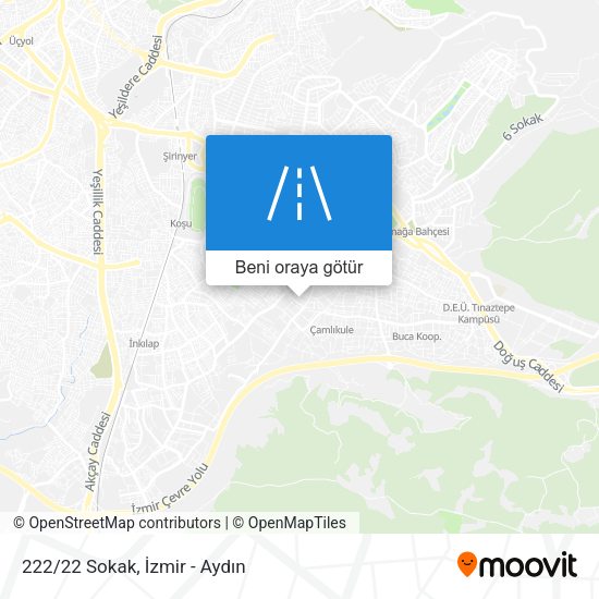 222/22 Sokak harita