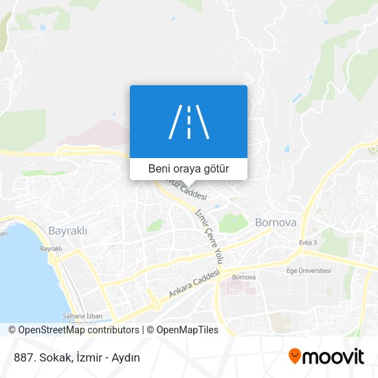 887. Sokak harita