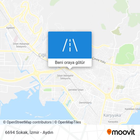 6694 Sokak harita