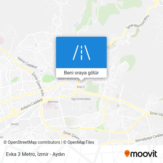 Evka 3 Metro harita